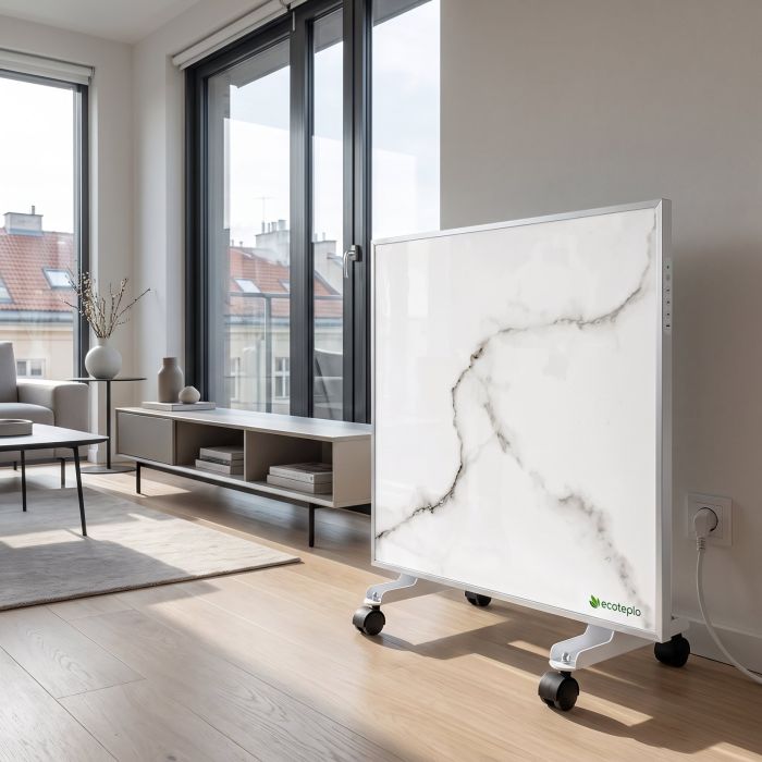 Ecoteplo Air 700 ME White Marble Heater